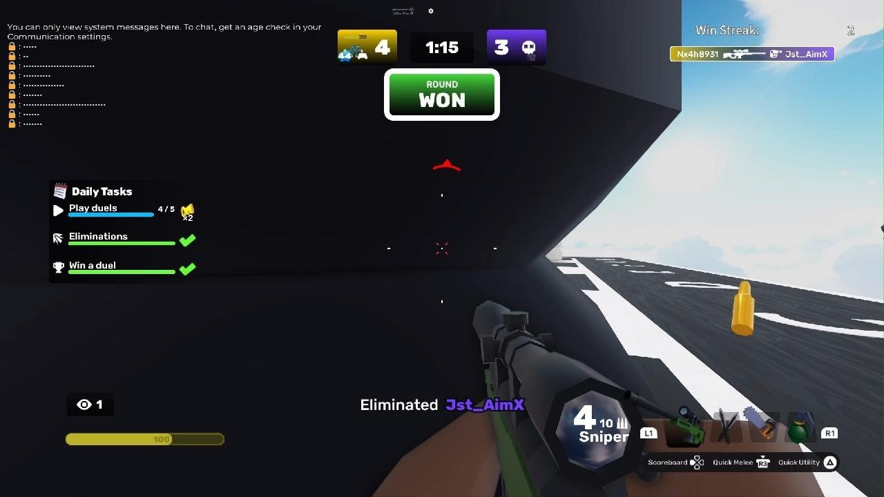 1v1ing people in  Rivals