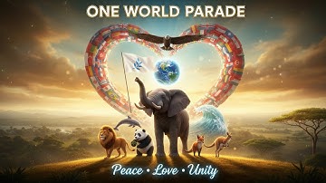 One World Parade 🌍🕊️ | Global Anthem of Peace, Love & Unity (Official 3D Animation)