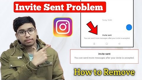 invite sent problem | you can send more messages after your invite is accepted | instagram problem