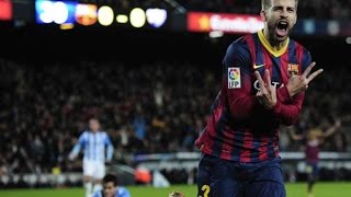 Gerard Pique Amazing Goal 2-1 Barcelona Vs Athletic Bilbao Copa del Rey Quarter-final, 27/1/2016