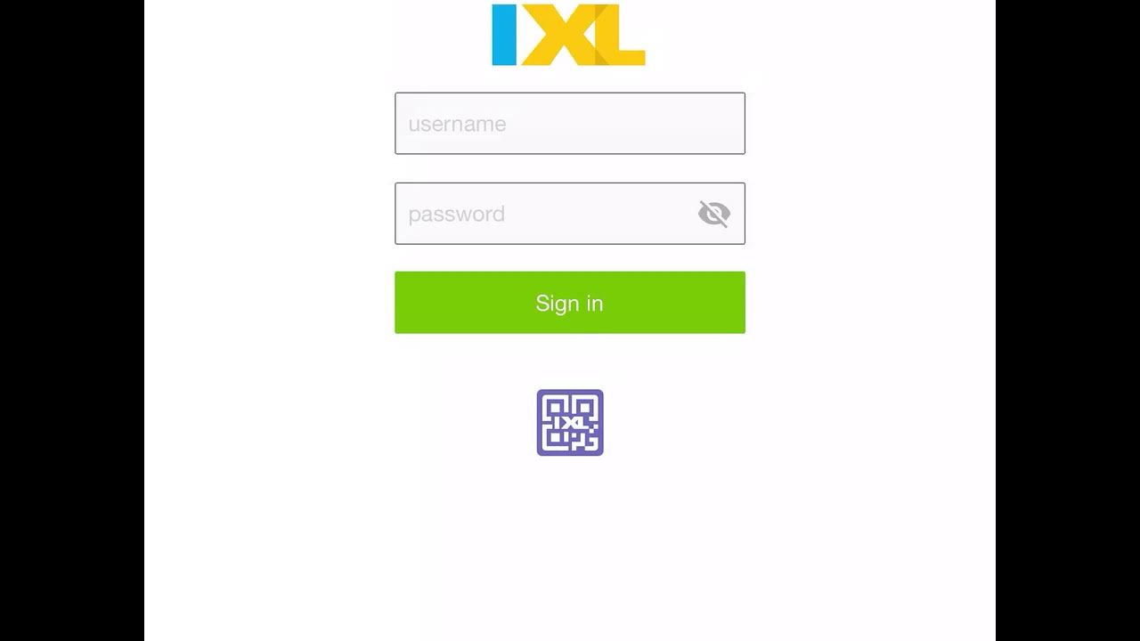 How to login to IXL YouTube