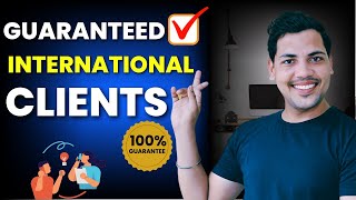 How to GET  Find  International Clients   Shivam Chauhan Hindi