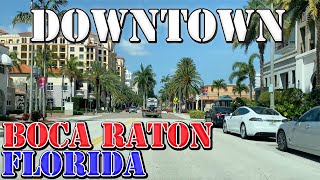 Boca Raton - Florida - 4K Downtown Drive