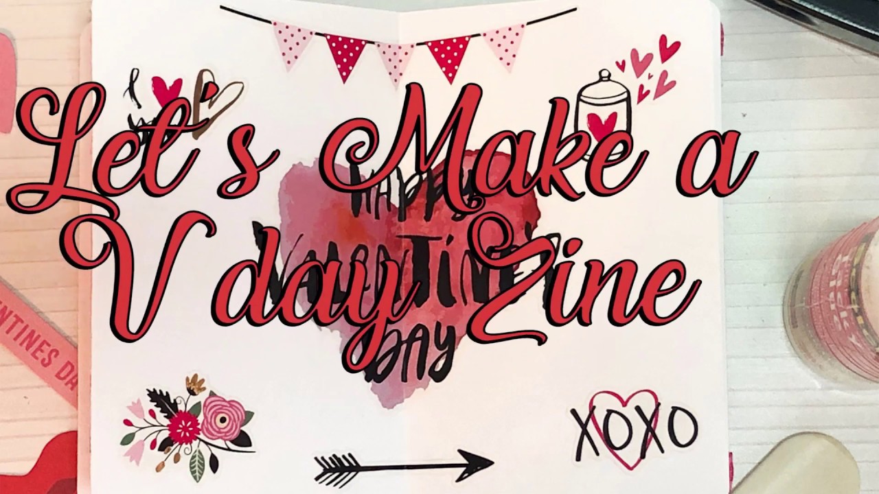 How to Make a Valentine's Day Zine! YouTube