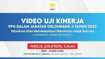 UKIN Uji Kinerja | PPLG | Pemrograman Terstruktur | PPG DALJAB 2023 Gel 2