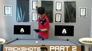 Trickshots Part 2 - Aiman Pool Trick Shot