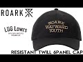 ROARK ロアーク RESISTANT TWILL 6PANEL CAP - MID 帽子 ストラップキャップ RHJ1152-BLK 日本代理店正規品