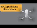 5 Drone Movements for Cinematic Shots #shorts