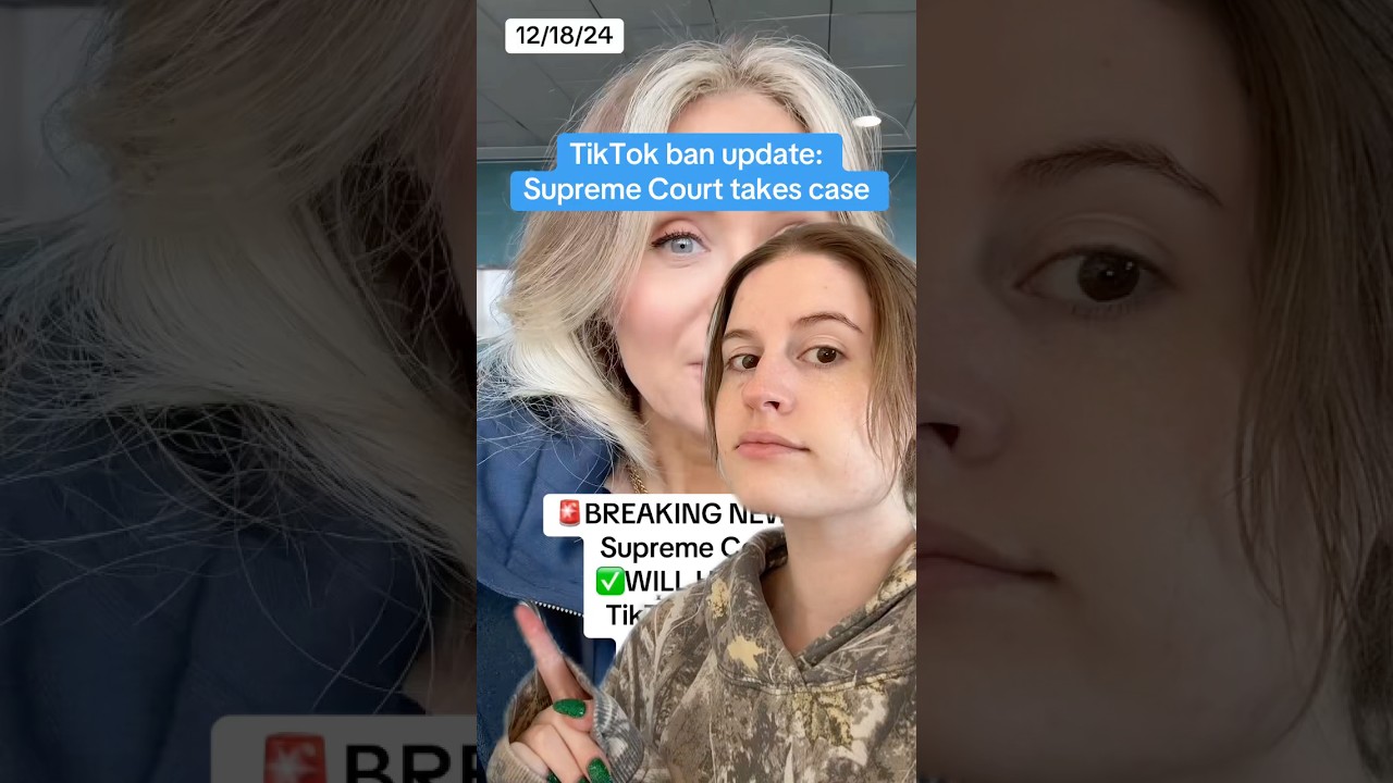 News Girl 📰 tiktok ban update: the supreme court takes the tiktok ban case #tiktokban