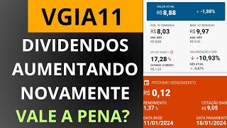 VGIA11 ANUNCIA DIVIDENDO DE R$0,12 PÔR COTA QUE SERÁ PAGO EM  O QUE MUDOU