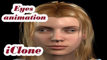 Eyes animation control iClone using  Face Puppet