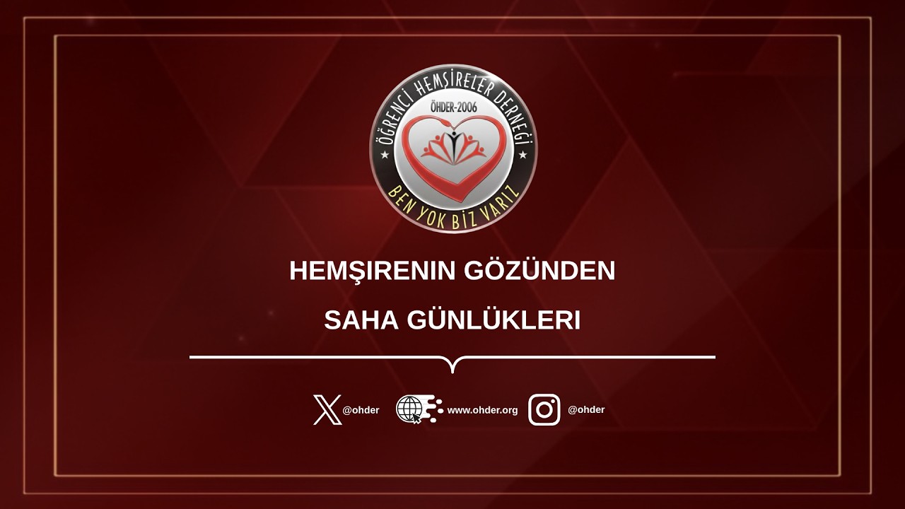 Hemşirenin Gözünden Saha Günlükleri