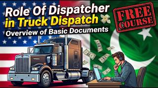 Role Of Dispatcher in #truckdispatching ✅ Lec#9 | Basic Documents in Dispatching
