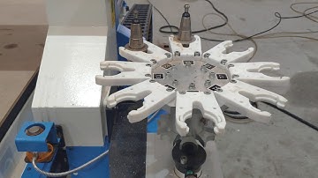 SUDA MG1630 ATC CNC Router with rotary device introduction.