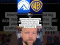 Internet and Hollywood big mad that Paramount is allowed to buy Warner Brothers by USA #paramount