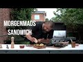 Morgenmadssandwich med ostepølse og æg. Madetmere x Meyers