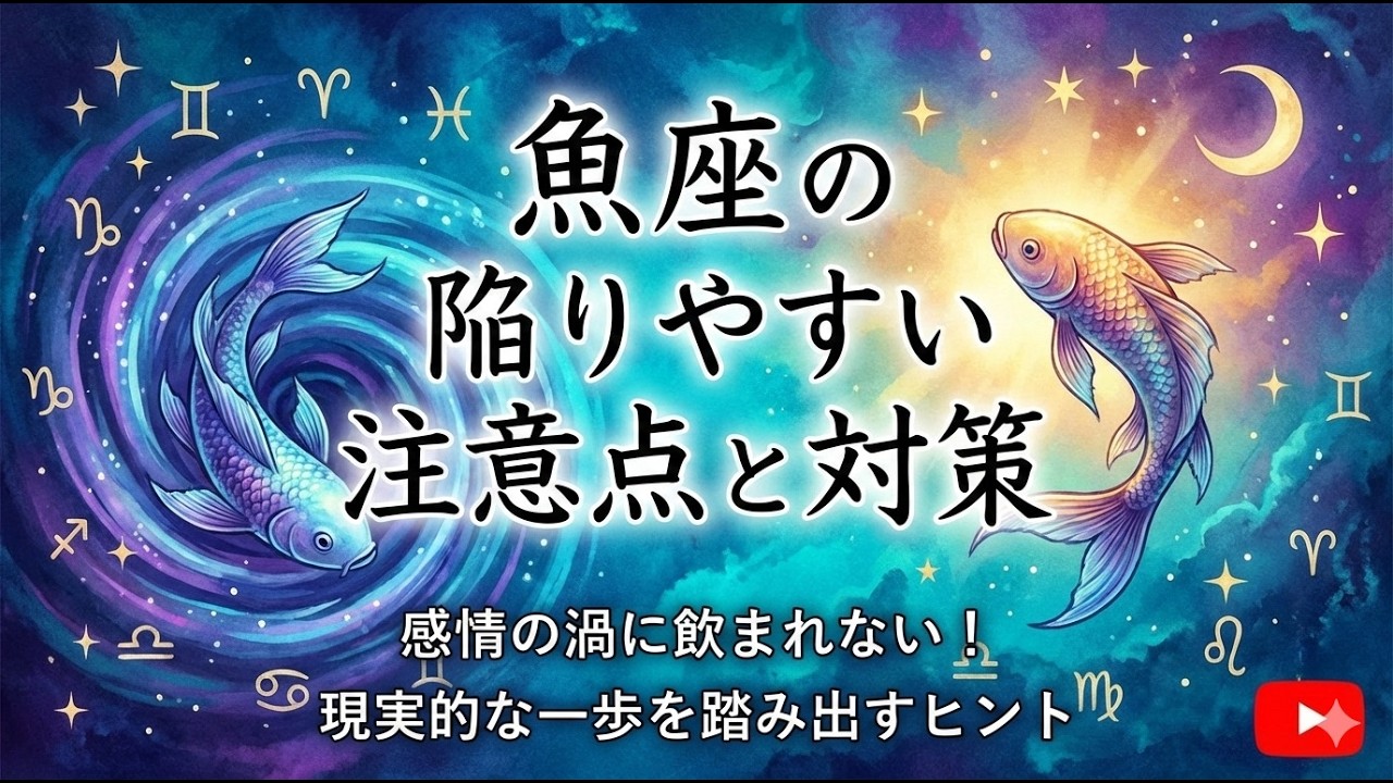 魚座の陥りやすい注意点