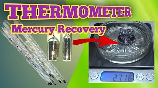 Thermometer Mercury Metal Recovery | Mercury Recovery From Thermometer