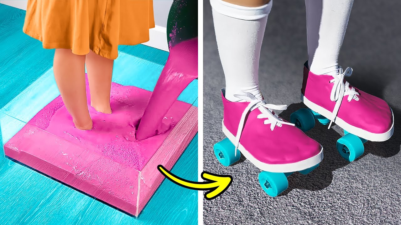 DIY SHOES ON WHEELS! Cool Feet Hacks And Shoe Crafts That Will Definitely Save Your Money
