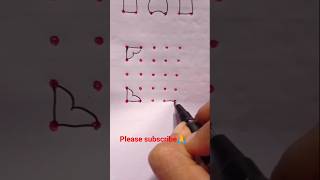 5×5 dots easy rangoli #dialyrangoli #viral #muggulu #easyrangoli #kolam #shortsfeed #art #trending