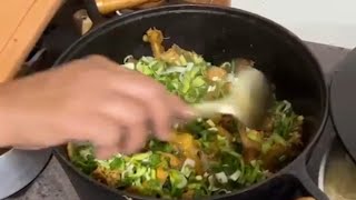 frango caipira com macarrão