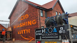 Acid Washing New Builds With H2O Restoration