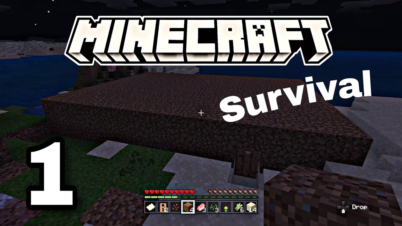 Minicraft Survival lets play #1 - Building a house - YouTube