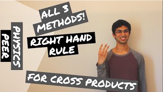How to do the Right Hand Rule for Cross Products | All Three Methods!