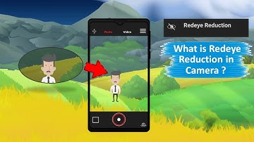 What is red eye reduction in camera