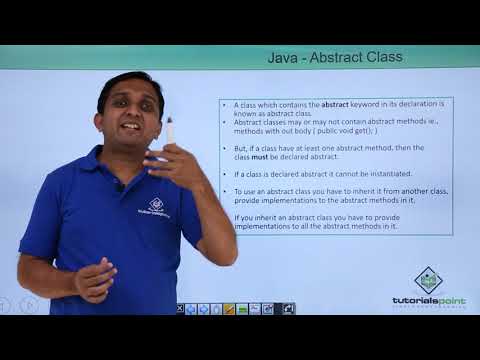 Video: Ce este clasa abstractă în punctul tutorial Java?