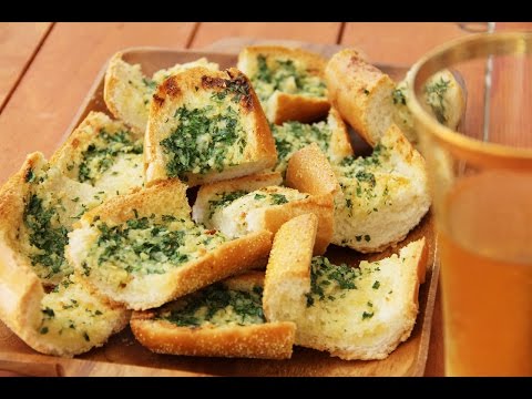 Видео рецепт Багеты с зеленью