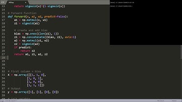 Coding a simple neural network for solving XOR problem (in 8minutes) [Python without ML library]