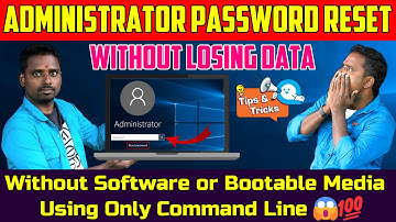 How to Reset Windows 10 Password Easily 100 Working | Windows 10 Password Forgot in tamil 2024