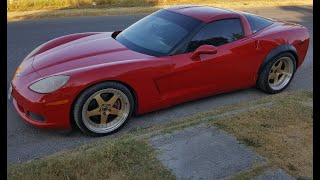 2006 C6 Corvette - custom fender flares (Part 1)