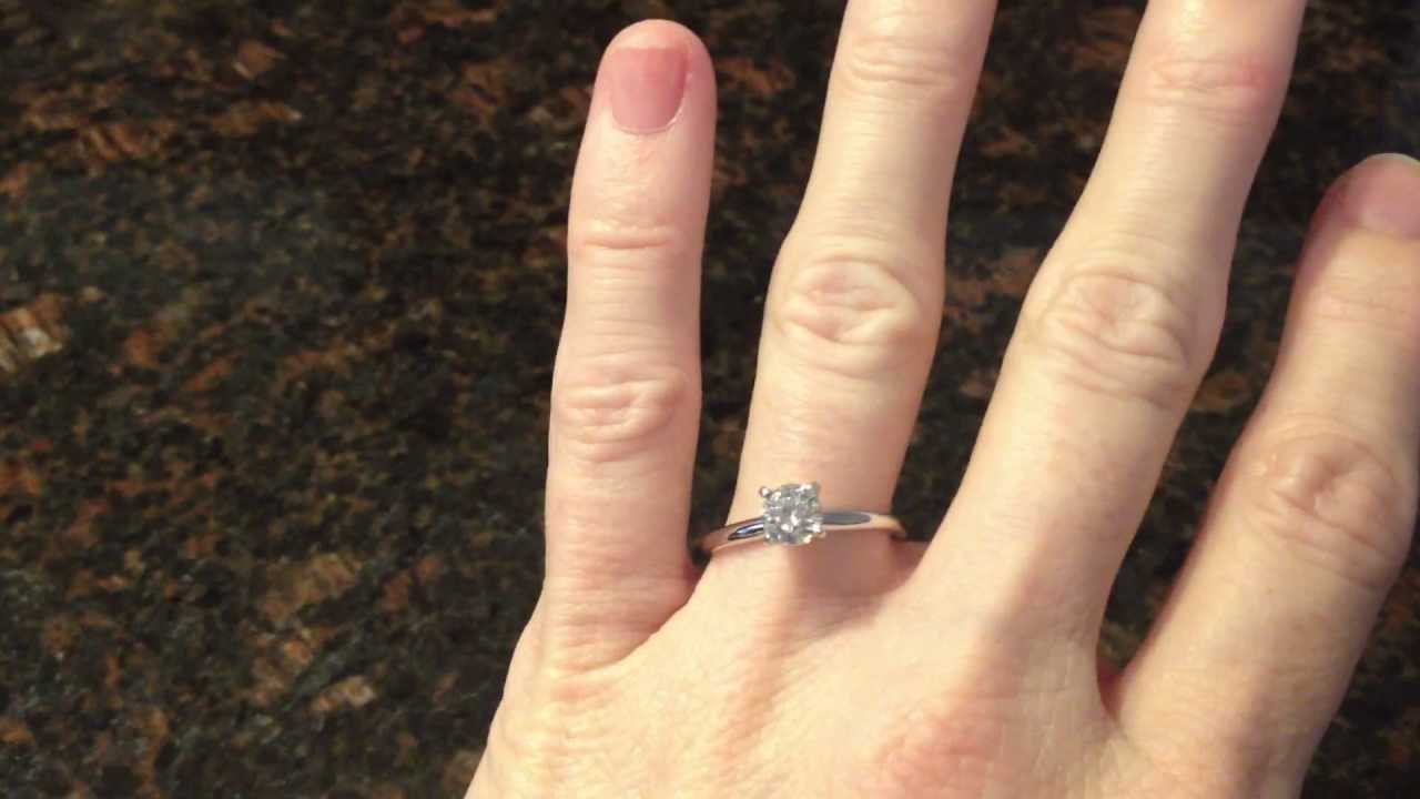 The LEO Diamond Engagement Ring White Gold 14k Princess 1.52ctw GSI  Three-Stone - Wilson Brothers Jewelry