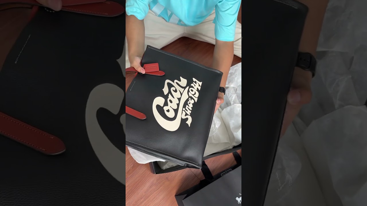 Unboxing Coach Relay Tote Woth Tote Graphic 