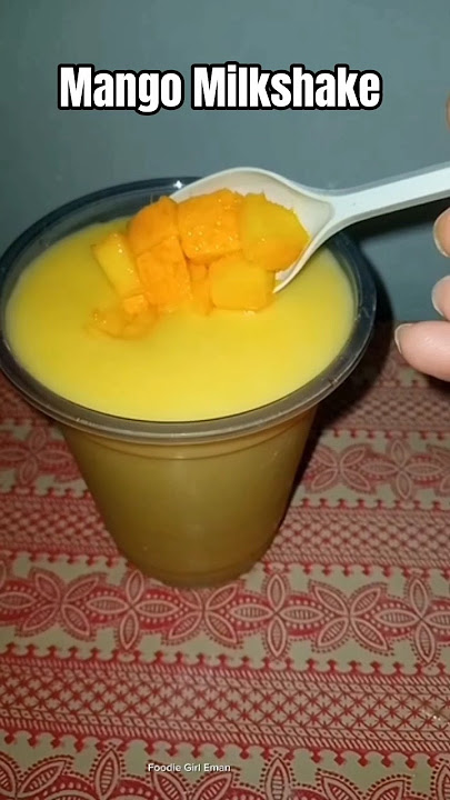 'Tastes Better Than Ice Cream! 🍦🥭 | Mango Milkshake Recipe' #shorts #mangomilkshakerecipe #food