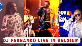 DJ FERNANDO yanditse amateka muri BELGIQUE imbere y'abantu