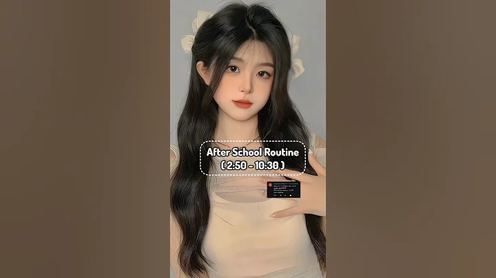 After School Routine (2:50) to (10:30) 🥀🦋 #afterschool #aesthetic #shorts