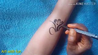 Tattoo designs with easy trick.Art with Vandana screenshot 4