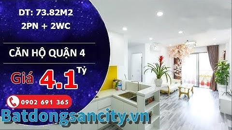 Bán căn hộ cao cấp The Gold View Quận 4, thiết kế 2 phòng ngủ diện tích 73m2, nội thất đẹp