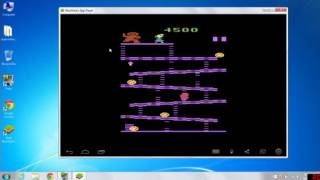 Emulatorception! Windows 7 emulating Android emulating dos emulating  atari2600