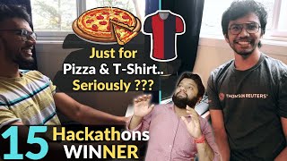 If You Don't Like DSA ?? HACKATHON WINS Got Him A JOB & Money In College 💯