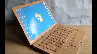 how to make a laptop with cardboard   cardboard se laptop kaise banaye