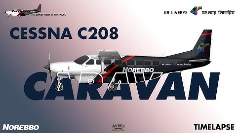 Timelapse of Making CESSNA C208 CARAVAN Mockup.