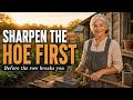 🌻 Sharpen the Hoe Before You Work the Row | Mabel Hart Farmhouse Wisdom