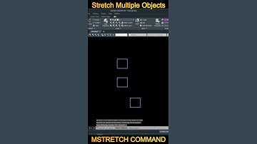 How To Stretch Multiple Objects in AutoCAD