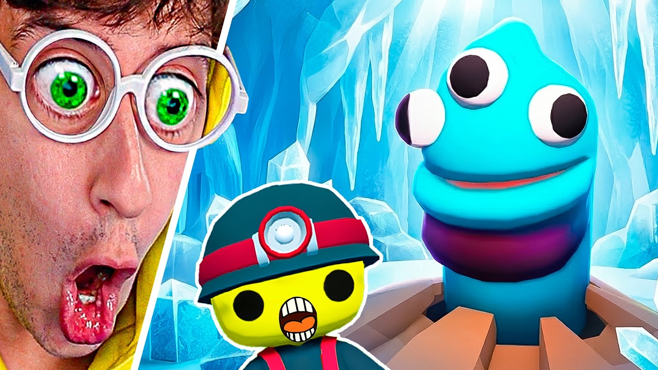 PAPÁ GUSANO necesita AYUDA 🐛😱!! (monstruo perdido 👮🏻🚨) - Wobbly Life #464