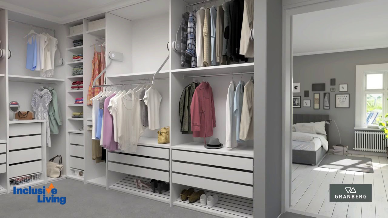 Inclusive Living Australia-ELECTRIC Wardrobe Lift System-Butler 722-Granberg Sweden