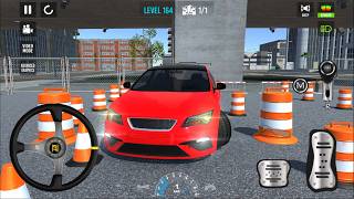 Car Parking Driving School City Red SUV Driver - Android, iOS Gameplay